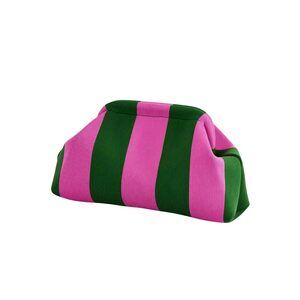 Striped Color Block Clutch - Crochet Beach Evening Bag